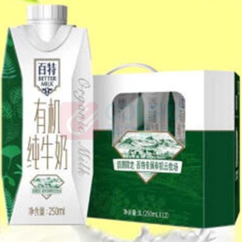 天友 百特有机纯牛奶 250ml*12