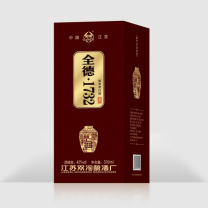 国产 江苏双沟全德 1732浓香型白酒