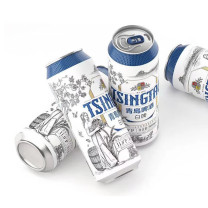 青岛啤酒 TSINGTAO 精酿白啤 浓郁麦香全麦酿造 11°P 500ml*12听 整箱装