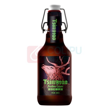青岛啤酒 TSINGTAO 琥珀拉格13.8度 380ml/瓶 12瓶/箱