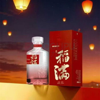 稻满 喜上眉梢 白酒 52度 浓香型白酒 500ml/瓶 6瓶/箱