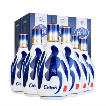 汾酒 青花20 53度 清香型白酒 500ml/瓶 6瓶/箱
