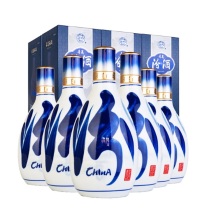 汾酒 青花20 42度 清香型白酒 500ml/瓶 6瓶/箱