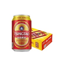 青岛 啤酒 330ML*24听 红金厅