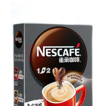 雀巢 Nestle 1+2速溶特浓咖啡 意式浓醇 13g/条 90条/盒