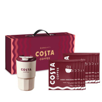 COSTA “咖咖有礼”挂耳咖啡礼盒装 C款 浓郁黑巧挂耳咖啡96g、COSTA随行咖啡杯*1