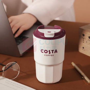 COSTA “大咖有礼”挂耳咖啡礼盒装 B款 浓郁黑巧挂耳咖啡144g、COSTA咖啡杯、COSTA浓郁黑巧拼配咖啡液175mL