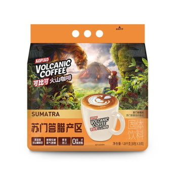 可比可 苏门答腊火山咖啡 25g*50条/袋 10袋/箱