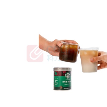 星巴克 0糖低脂精品速溶黑咖啡粉 深烘 90g/罐