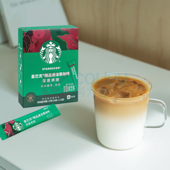星巴克 速溶美式黑咖啡粉 深度烘焙 2.3g*10条/盒