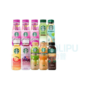 星巴克 咖啡生咖轻咖啡因果汁饮料瓶装 套盒 2820ml 顺意 (送水杯)