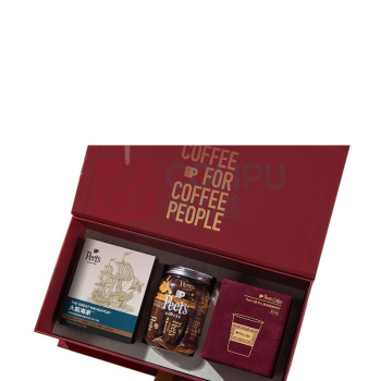 皮爷 Peet's Coffee 手信咖啡双享礼盒 LH-SXKFSX199 挂耳咖啡50g*1盒 太妃糖105g*1罐 玻璃咖啡杯350ml*1件