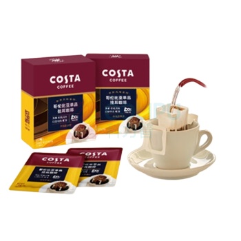 COSTA 挂耳咖啡 哥伦比亚 60g 10gx6片装
