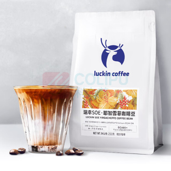 瑞幸咖啡 咖啡豆 SOE耶加雪菲咖啡豆 250克/袋 