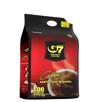 中原G7 美式速溶0蔗糖0脂健身黑咖(2g*100包)越南进口 200g 