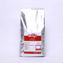 铭氏 Mings 拼配浓缩咖啡豆 意式特醇型 1kg/袋 10袋/箱 (银色) (新老包装随机发货)