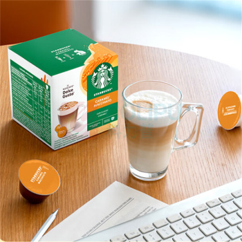 DOLCE GUSTO 星巴克焦糖玛奇朵进口花咖 焦糖风味 12颗装0.1kg