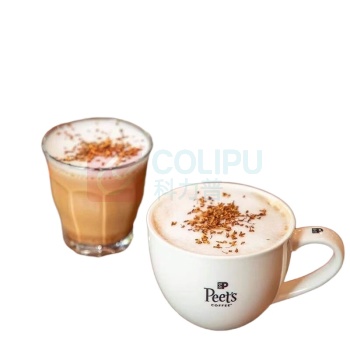 皮爷 Peet's Coffee 皮爷心选挂耳咖啡商务礼盒 (皮爷挂耳咖啡(口味随机)50g *2+门店同款胖胖杯12oz(白色)*1)