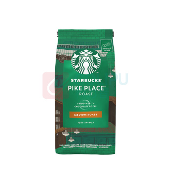 星巴克 PikePlace原装进口阿拉比卡咖啡豆黑咖啡中度烘焙可做20杯 烘焙咖啡豆 200g 
