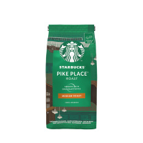星巴克 PikePlace原装进口阿拉比卡咖啡豆黑咖啡中度烘焙可做20杯 烘焙咖啡豆 200g 