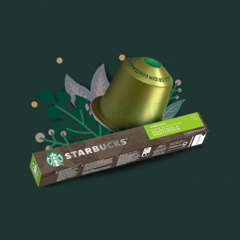 星巴克 危地马拉胶囊咖啡(nespresso胶囊咖啡) 10粒装/盒 