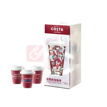 COSTA 冰萃即溶冻干咖啡 美式拿铁咖世家速溶浓缩黑咖啡粉 意式+秘鲁+洪都 3口味混合 12颗 