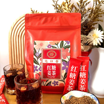 七口香 红糖姜茶 10g*50条/袋 (独立小包)