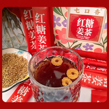 七口香 红糖姜茶 10g*50条/袋 (独立小包)