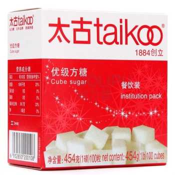 太古 taikoo 方糖 优级 454g/盒 48盒/箱