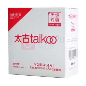 太古 taikoo 方糖 优级 454g/盒 48盒/箱