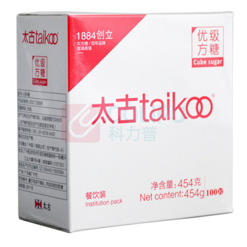 太古 taikoo 方糖 优级 454g/盒 48盒/箱
