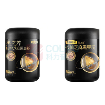 五谷磨房 食养礼盒 桃芝麻黑豆粉+红豆薏米粉 1200g/盒