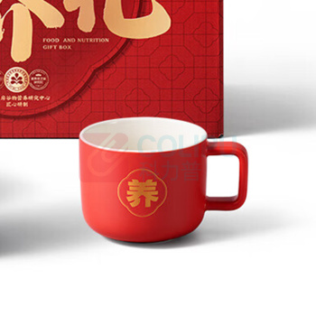 五谷磨房 食养礼盒 桃芝麻黑豆粉+红豆薏米粉 1200g/盒