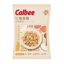 卡乐比 CALBEE 红莓香椰味水果麦片 37g*10包