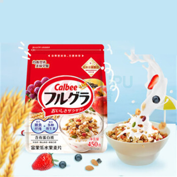 卡乐比 CALBEE 即食水果燕麦片 原味水果燕麦片 450克