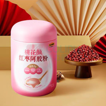 五谷磨房 桃花颜礼盒低GI黑芝麻糊红枣阿胶粉送礼礼盒 1092g