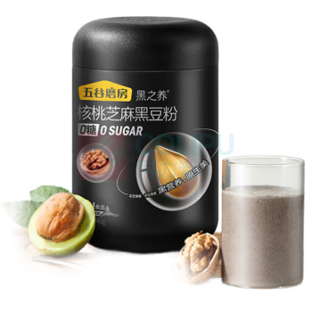 五谷磨房 核桃芝麻黑豆粉(无糖款) 546g 营养即食代餐
