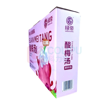 绿帝 GREEN KING 陈皮马蹄爆珠酸梅汤 455g