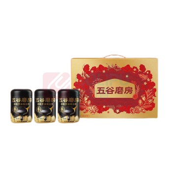 五谷磨房 黑芝麻糊核桃芝麻黑豆粉 食养礼 1638g