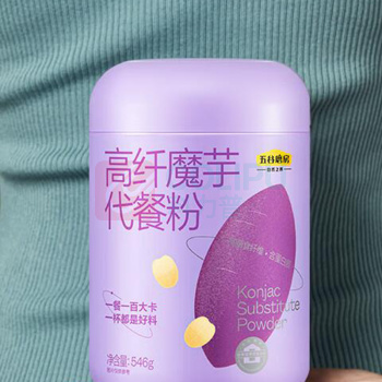五谷磨房 高纤魔芋代餐粉 546g/罐