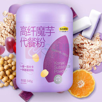 五谷磨房 高纤魔芋代餐粉 546g/罐