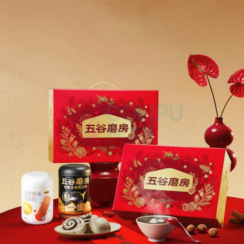 五谷磨房 黑芝麻山药粉礼盒 1092g/盒