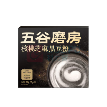 五谷磨房 核桃芝麻黑豆粉 256g/盒
