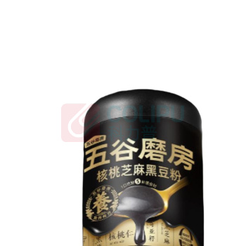 五谷磨房 黑芝麻糊核桃芝麻黑豆粉黑之养代餐粉 600g