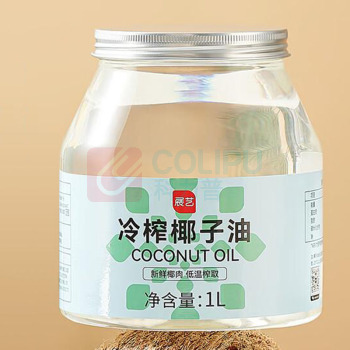 展艺 冷榨椰子油 1L