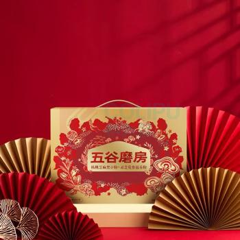 五谷磨房 食养礼盒 1200g 黑粉600g+灵芝党参600g