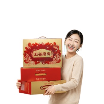 五谷磨房 经典黑臻养礼盒 1638g 黑粉546g×3+陶瓷杯