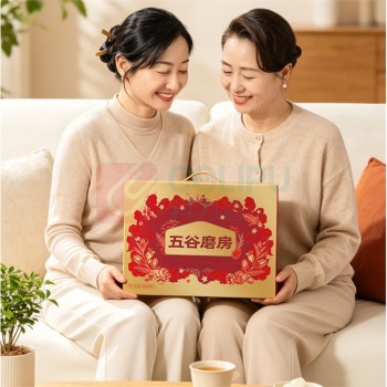 五谷磨房 经典黑臻养礼盒 1638g 黑粉546g×3+陶瓷杯