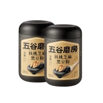 五谷磨房 0糖轻体养生核桃芝麻黑豆粉 WGHZM0T2G 546g*2罐