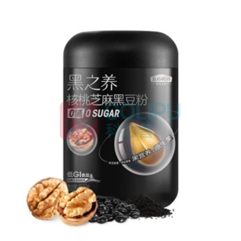 五谷磨房 黑之养黑芝麻糊 600g  无糖核桃芝麻黑豆代餐粉早餐食品